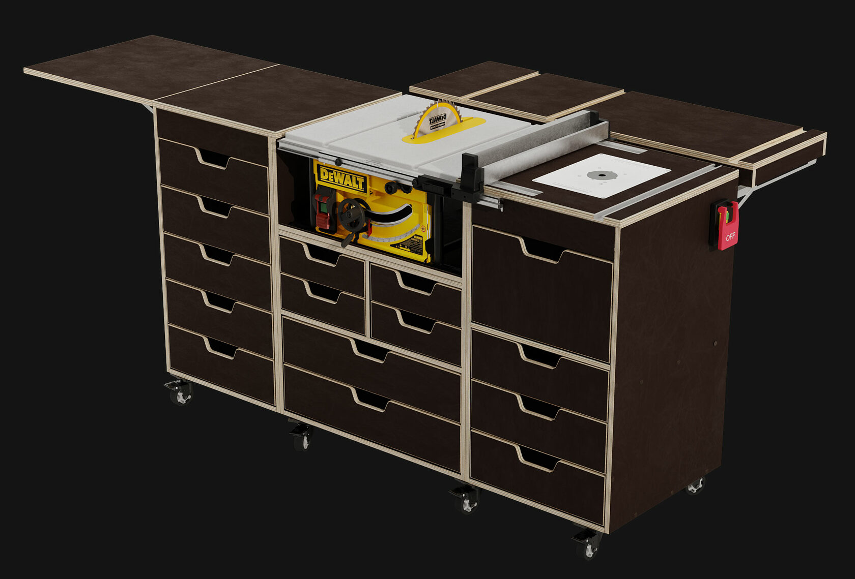 Верстак для распиловочного станка Деволт 7485