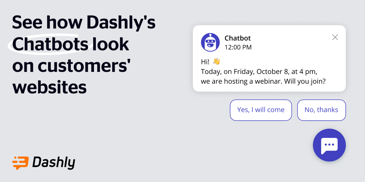 Test Drive Dashly Chatbots On Your Website