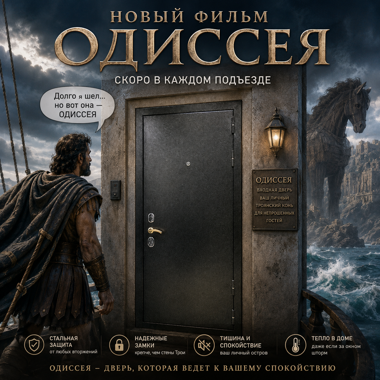Новость компании Steel Guard: Одиссея скоро в каждом подъезде.