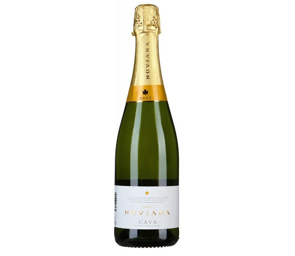 Игристое брют это. Кава Nuviana Brut, 0,75 л. Брют Испания Cava. Шампанское Nuviana Cava. Шампанское брют Nuviana.