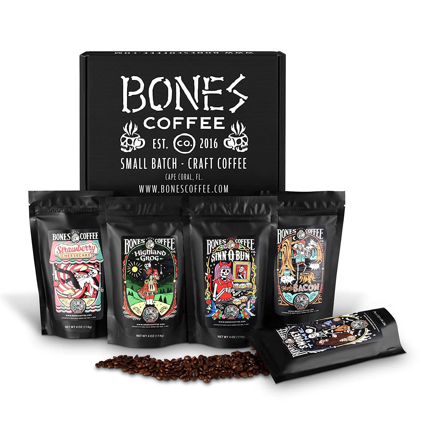 Coffee Enthusiast's Dream 19 Whole Bean Coffee Sampler Packs to
