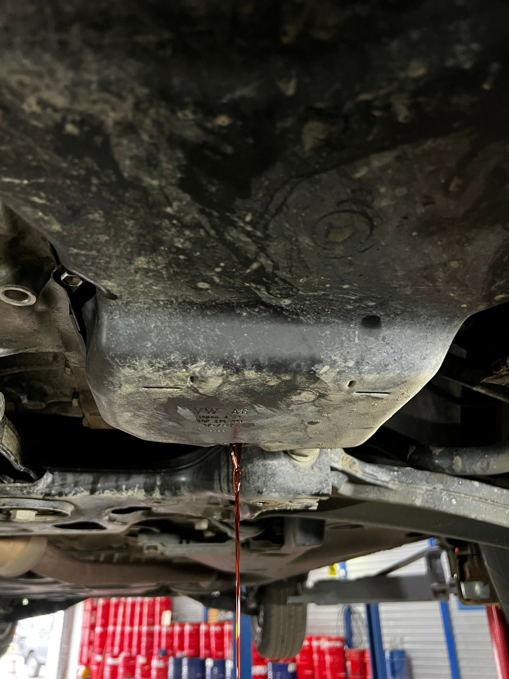 Корректировка уровня масла АКПП