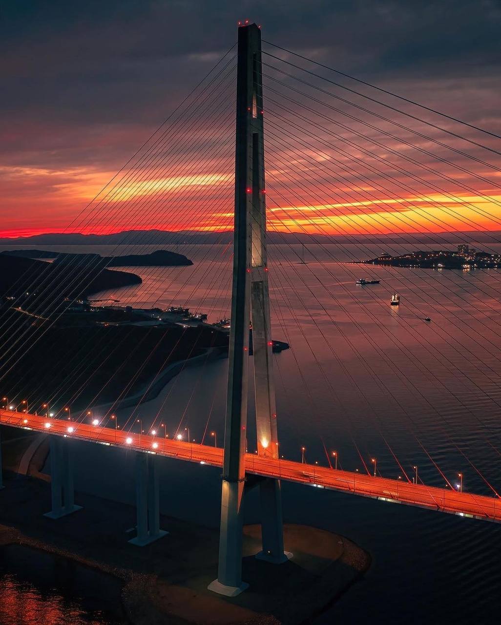 Ночной полет на вертолете Владивосток