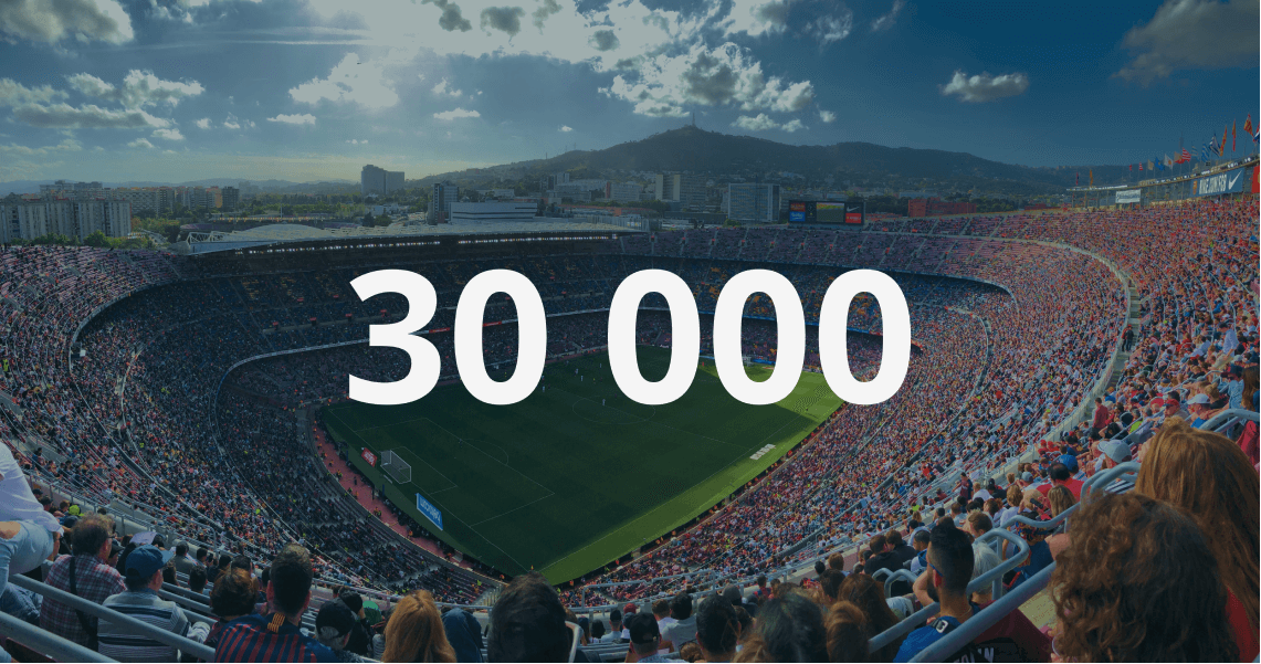 число перед стадионом