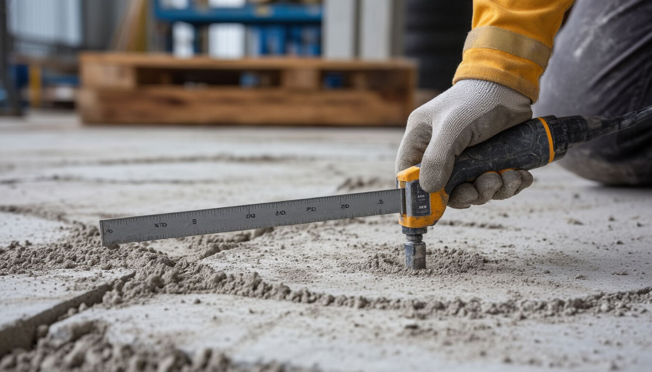 Визуальный измерительный контроль бетона