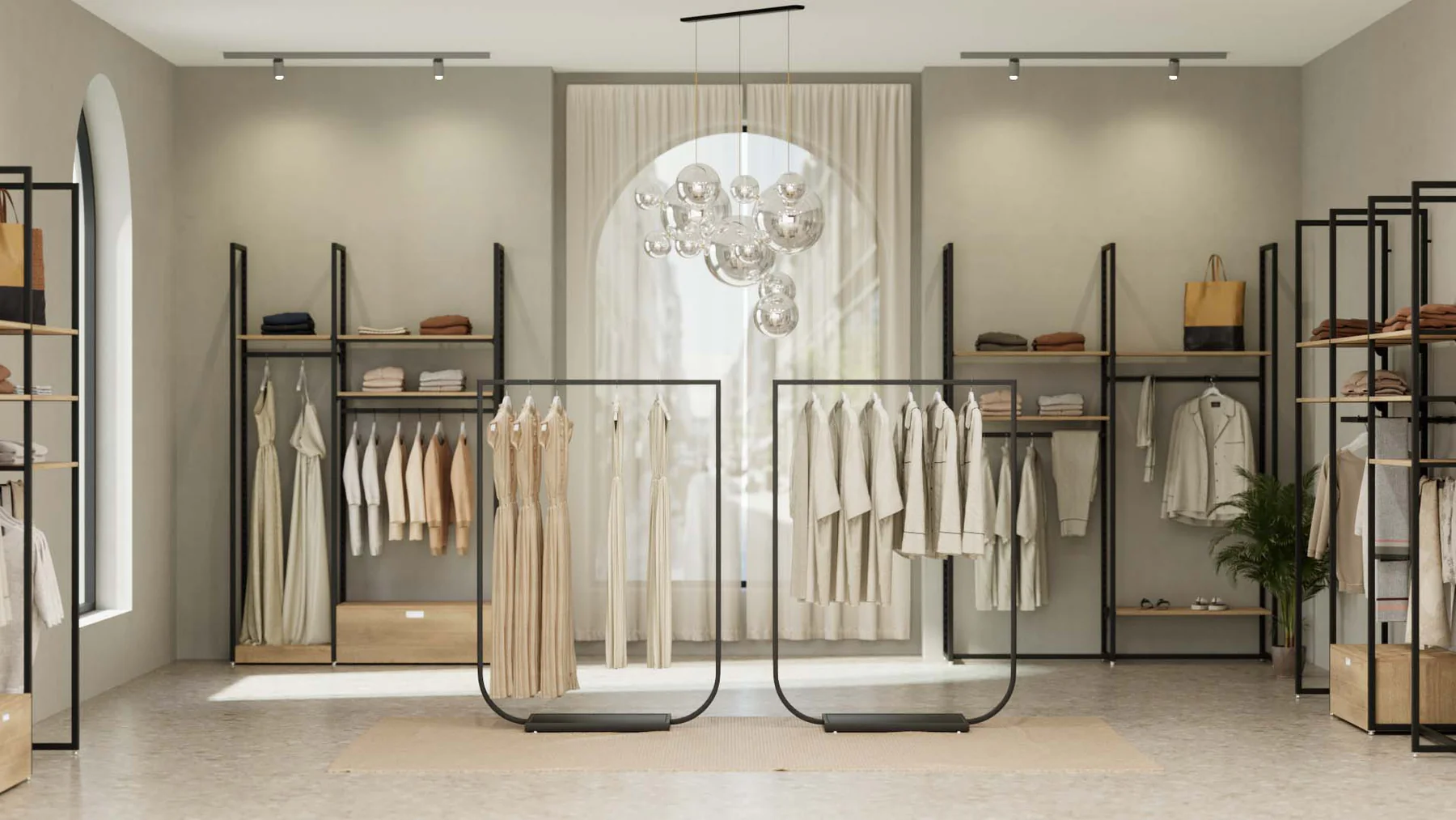 Мебель для магазина усиливает впечатление от бренда