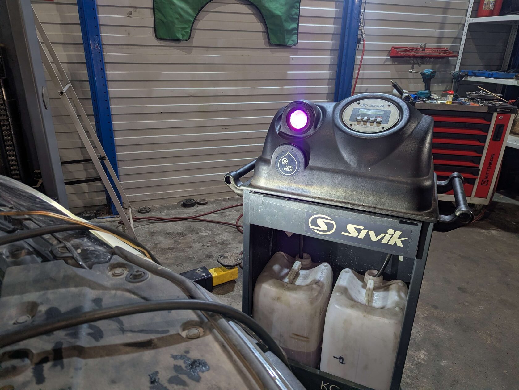 Результат аппаратной замены антифриза на Lexus NX200