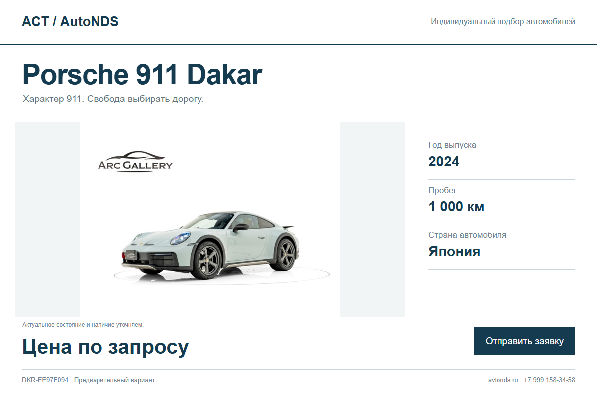 Porsche 911 Dakar DKR-EE97F094