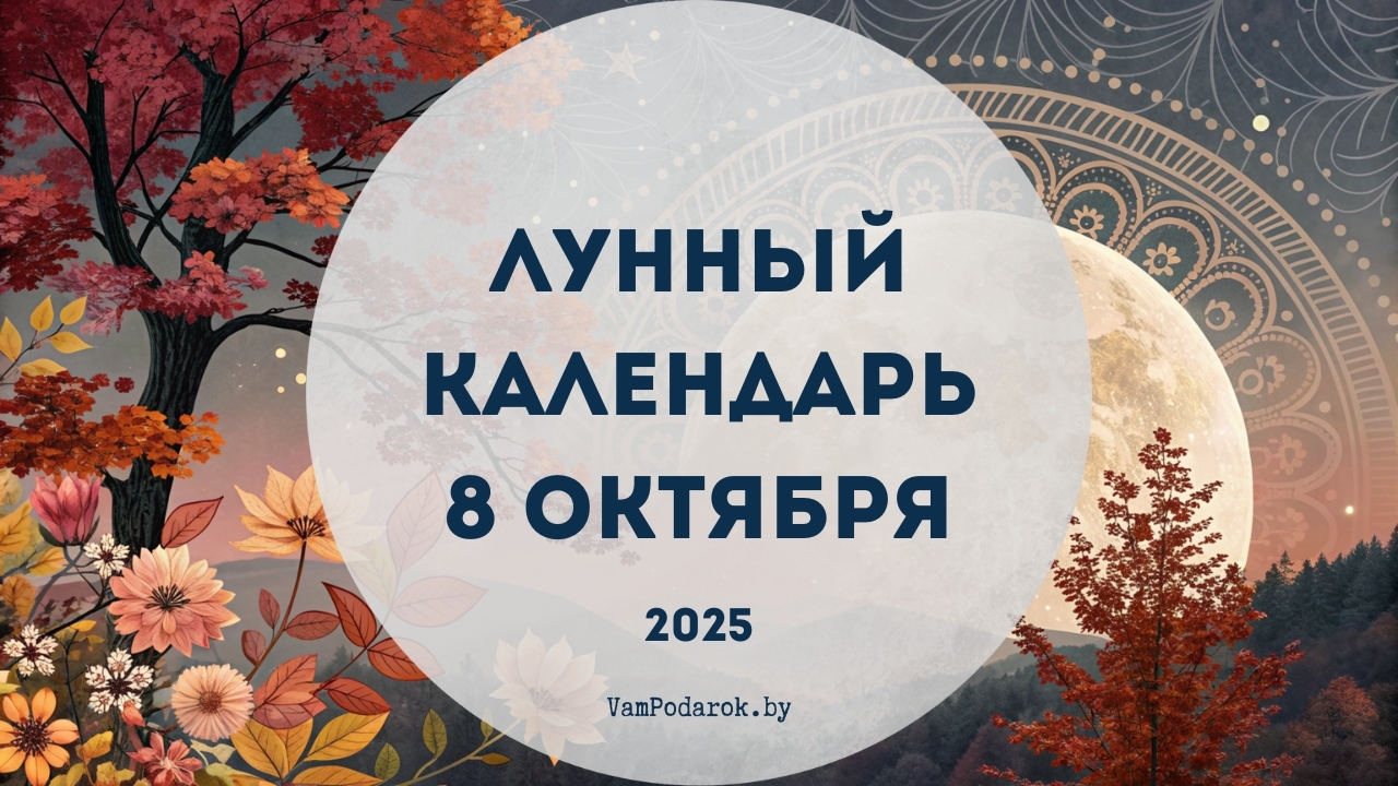 Лунный календарь на 8 октября 2025 года