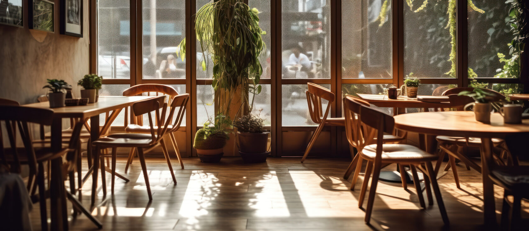 sunlit-cafe-interior-with-wooden-tables-chairs