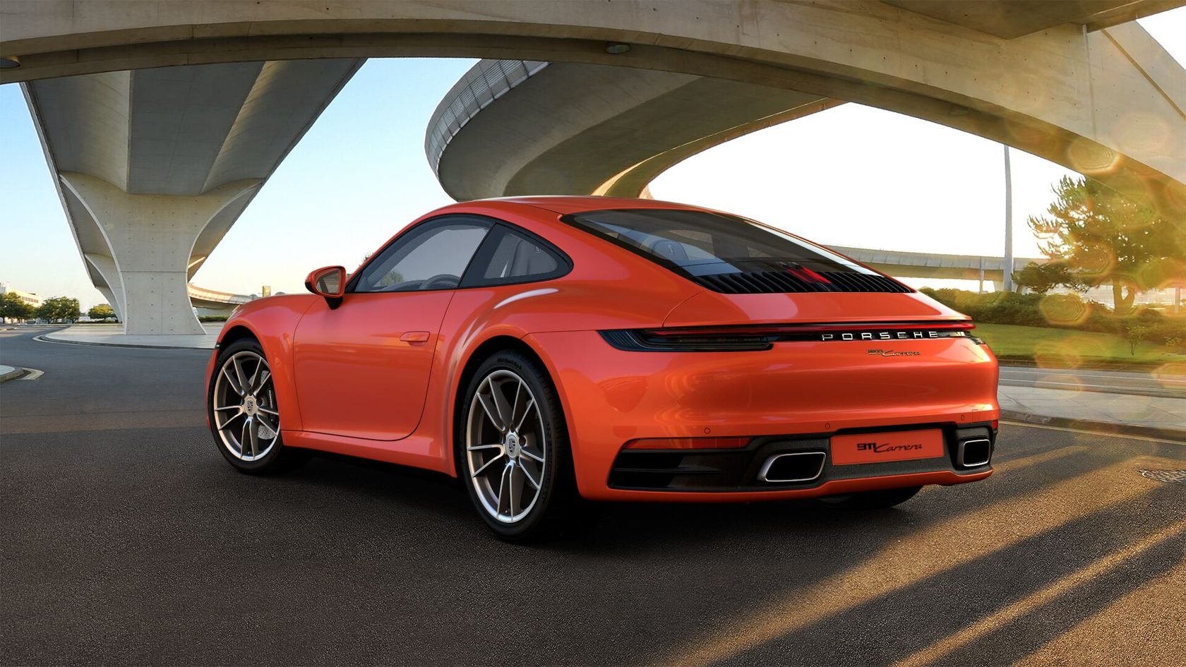 Porsche 911 Carrera s сбоку