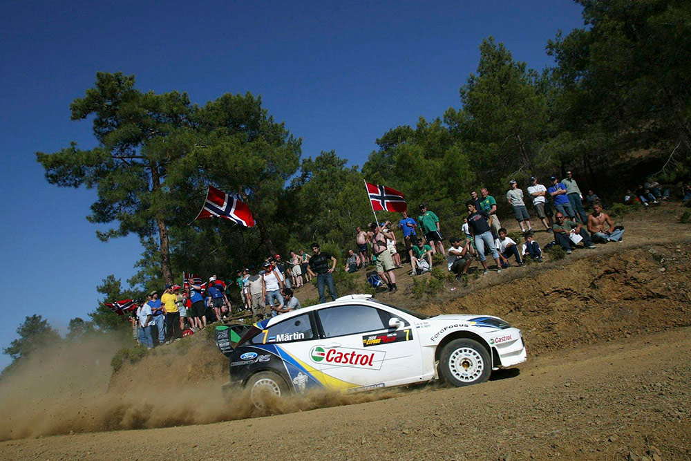 Маркко Мяртин и Майкл Парк, Ford Focus RS WRC '04 (EO03 YRJ), ралли Кипр 2004