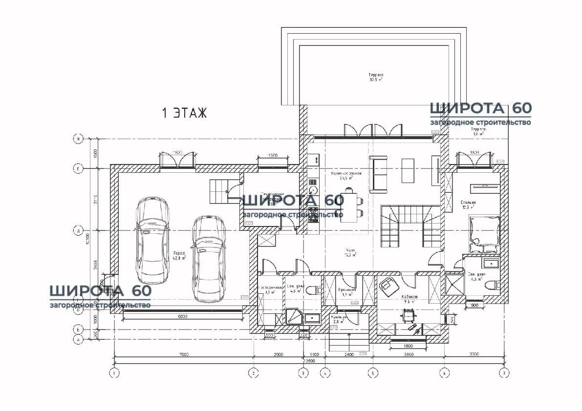 Планировка первого этажа