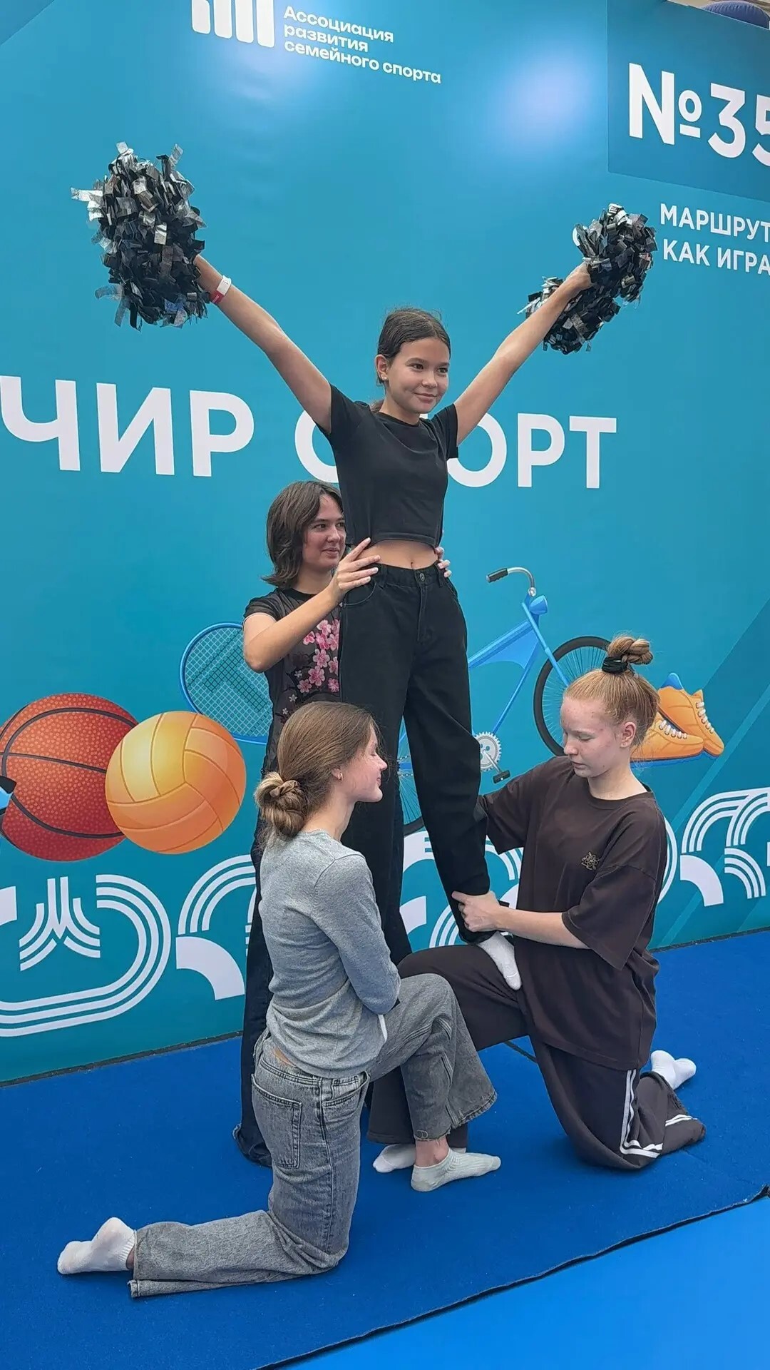 Чир спорт на фестивале