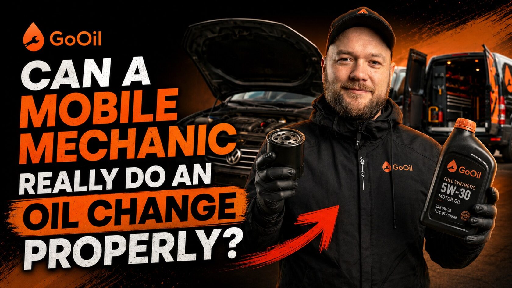 Mobile mechanic doing an oil change at home in Limerick