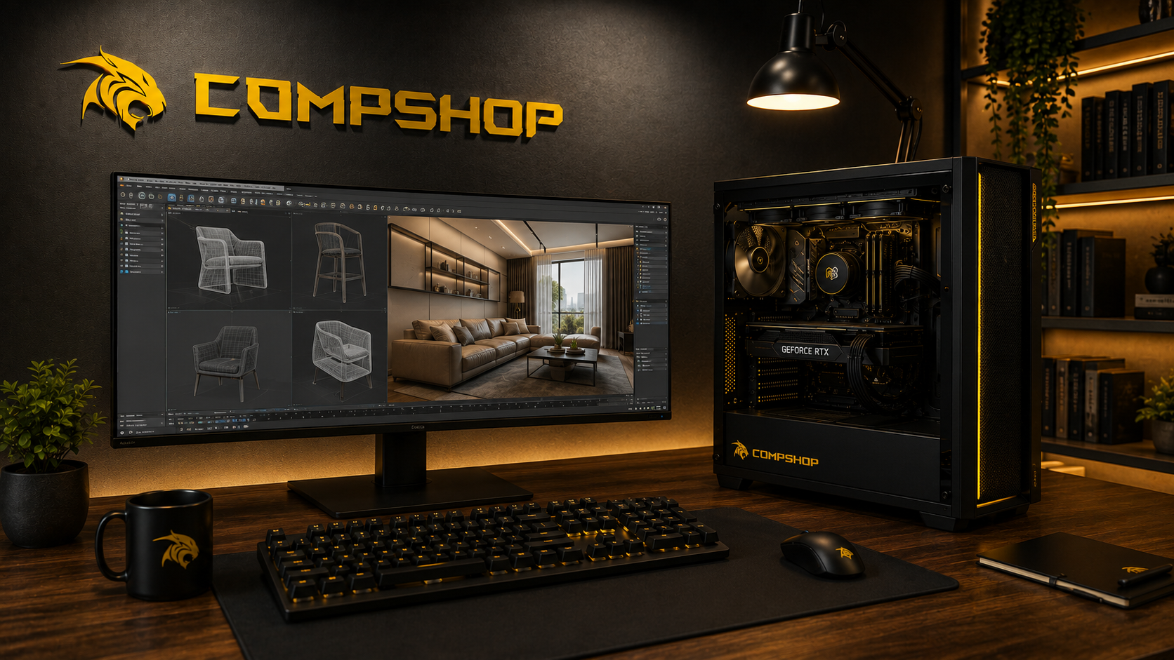 Рабочая станция CompShop для VFX и Houdini
