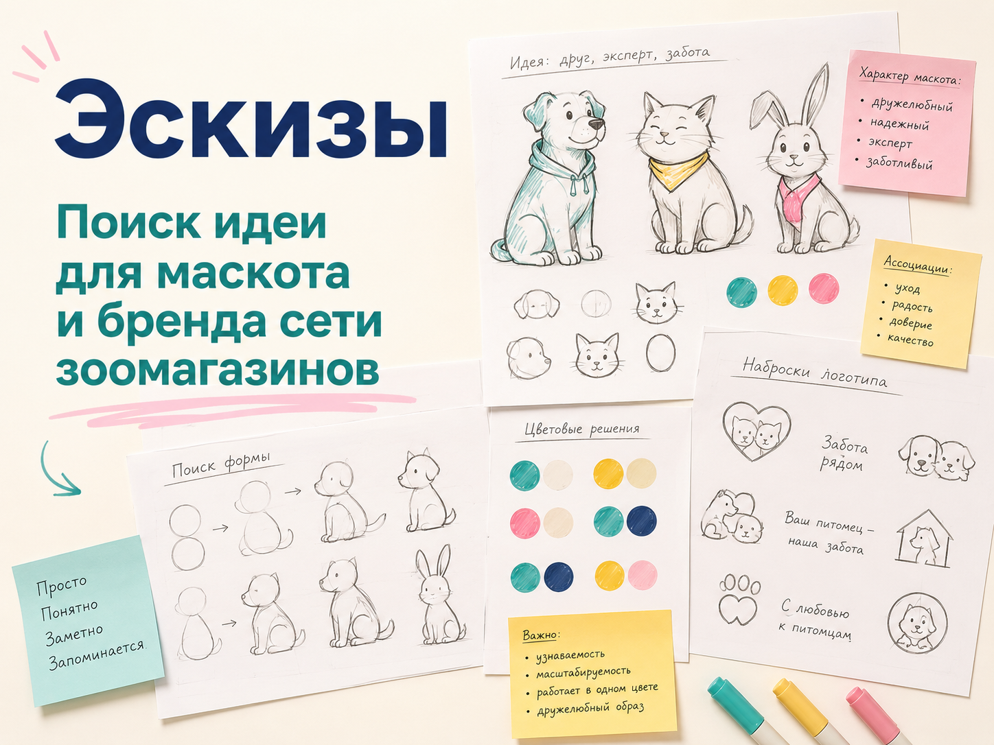 Эскизы проекта