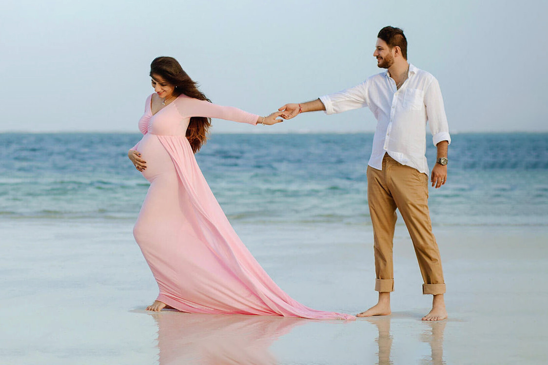 Capturing the Beauty of Motherhood: Maternity Photography on Mombasa's Jumeirah Beach