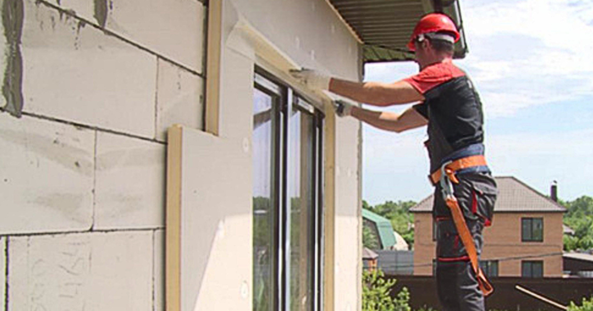 утепление фасада частного дома