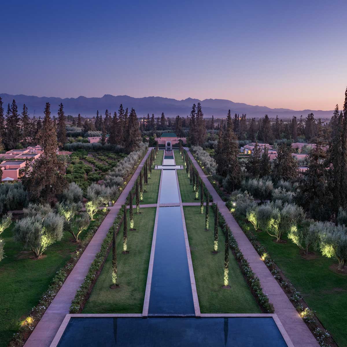 На фото: отель The Oberoi Marrakech в Марракеше, Марокко