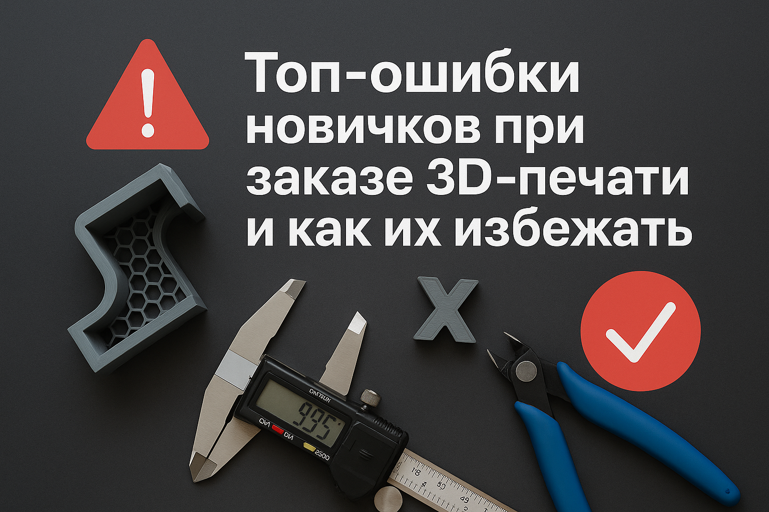 Топ-ошибки новичков при заказе 3D-печати и как их избежать