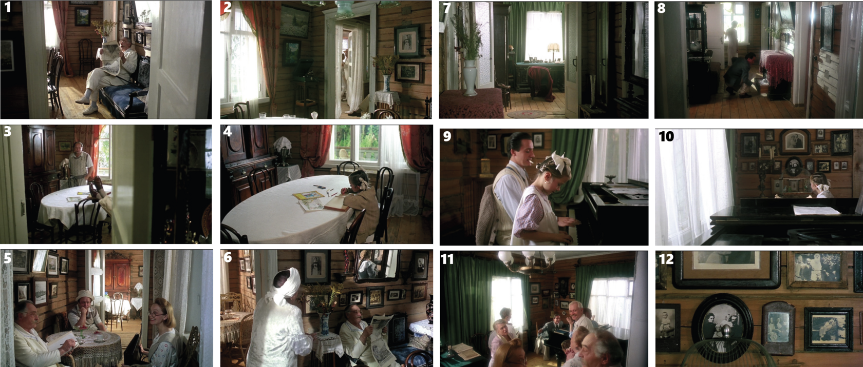 Interior analysis of⦁Dacha No.⦁1 in the movie “Burnt by the Sun”