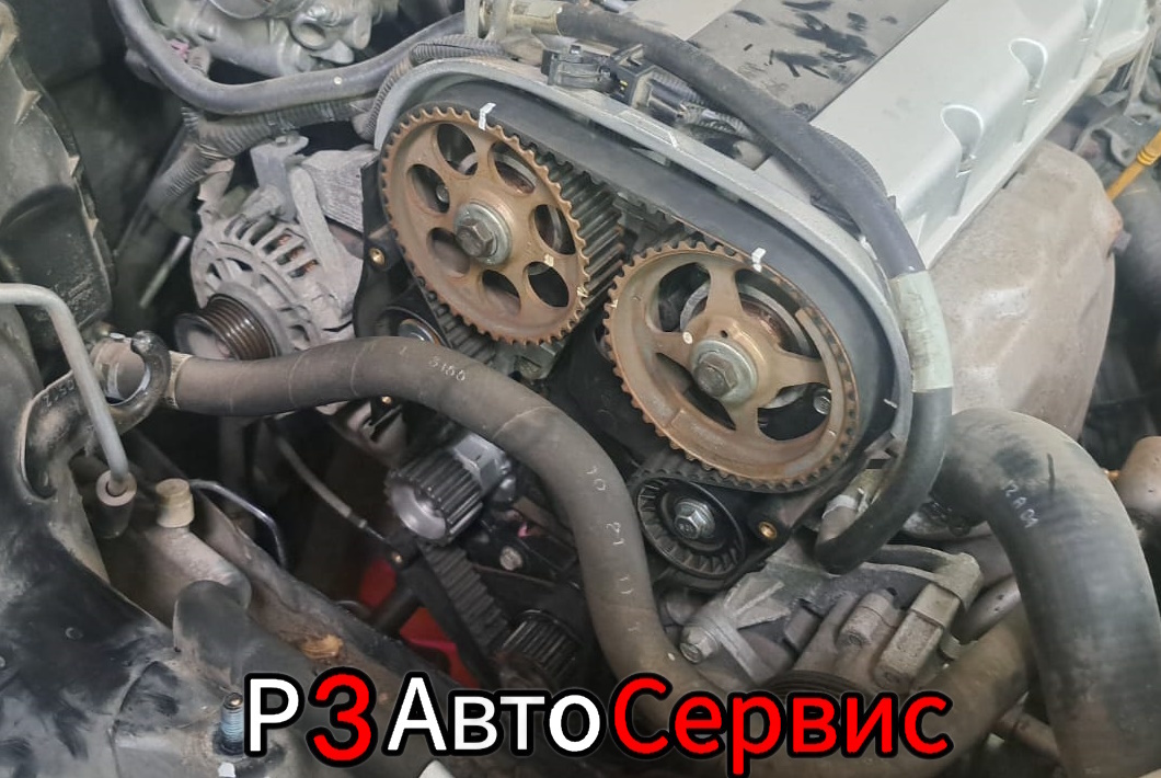 Chevrolet Cruze 2012 г.в. Замена помпы со снятием и устновокй ГРМ. Р3 Автосервис. 📍 Колпино, Рабочий пер. 3