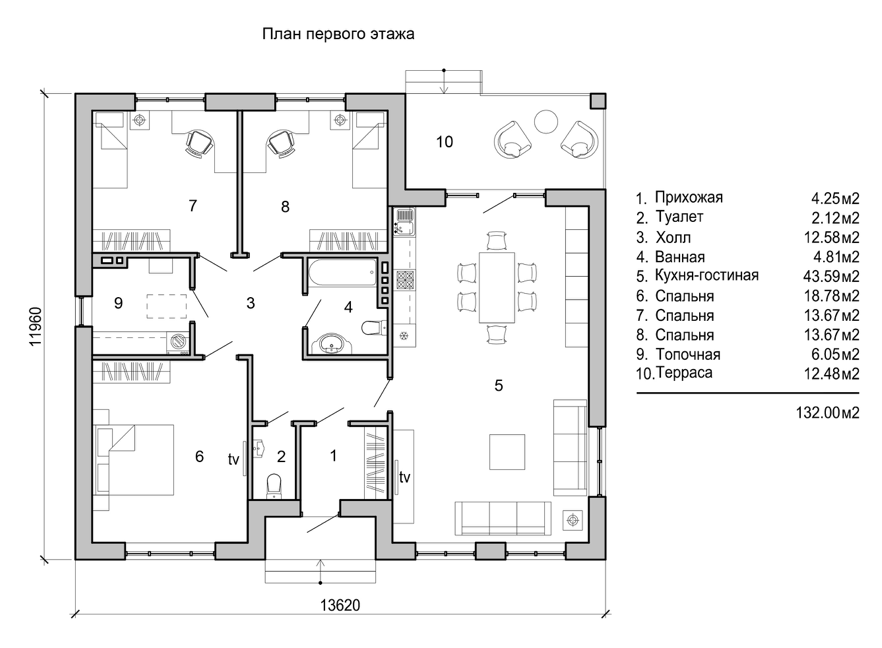 Проект дома рига