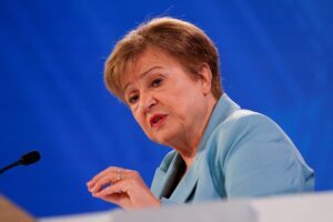 IMF’s Georgieva said global trade must remain “a driver of growth, not division” on Oct. 16 during IMF/World Bank Annual Meeting in Washington, D.C. Photocredit: Reuters