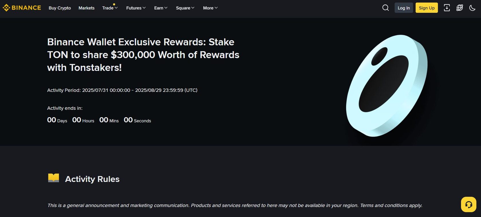 Binance VIP Community and 