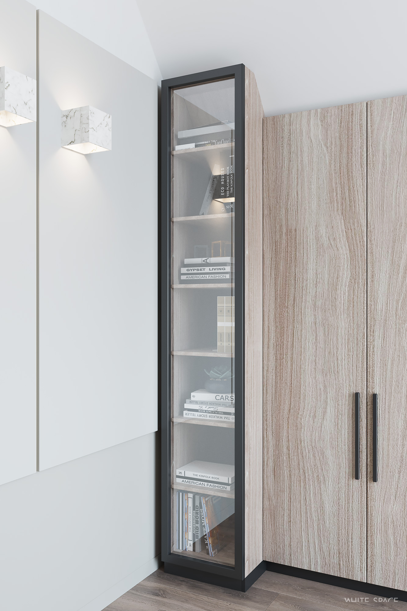 Mobilier sur mesure dans une chambre d’enfant sous toit, optimisant toute la hauteur