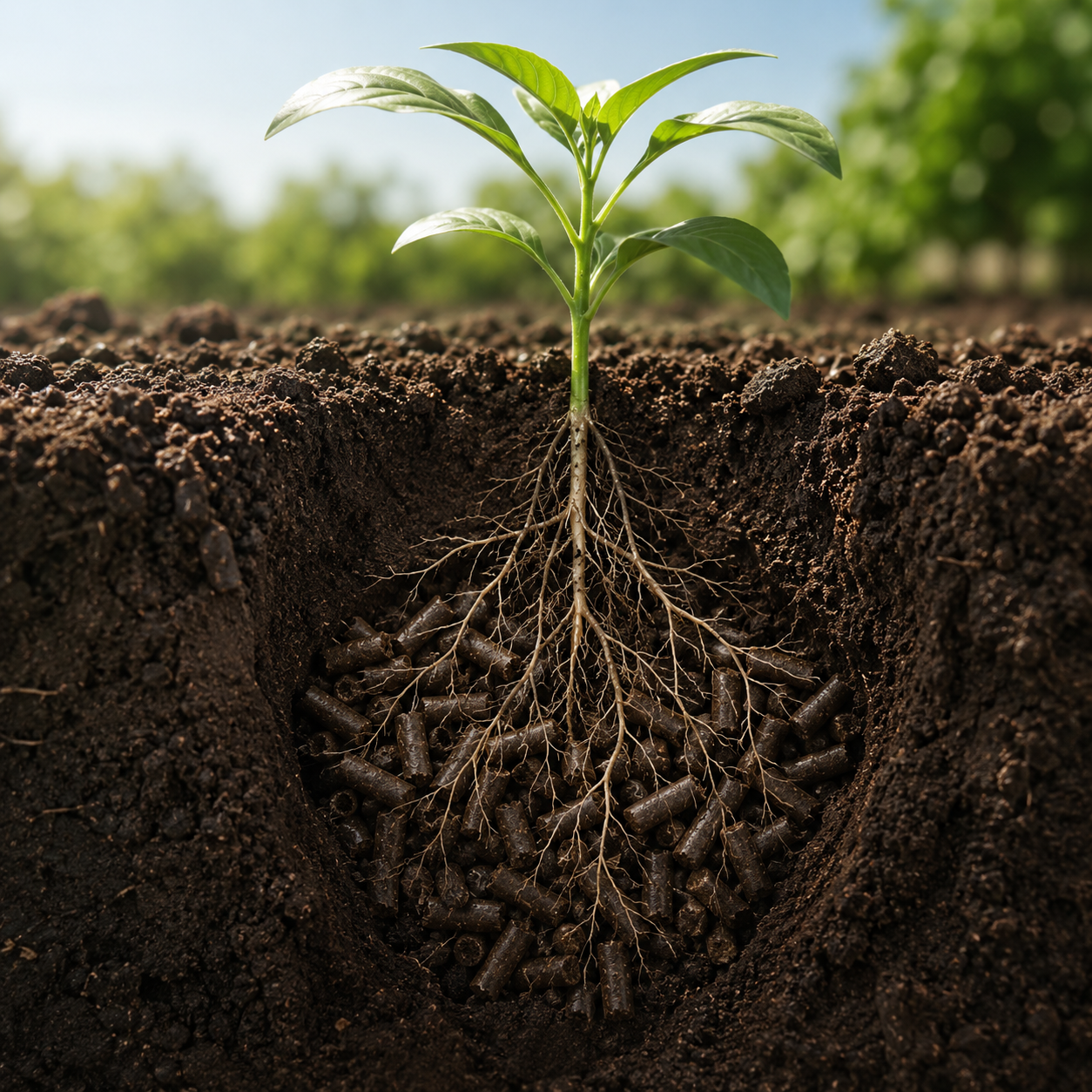 Hole planting