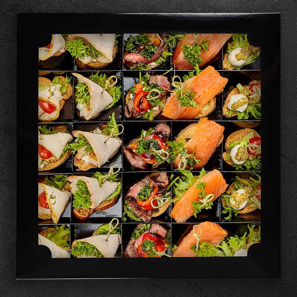 бокс с канапе и закусками