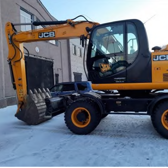 Колесный полноповоротный экскаватор JCB JS145W MON (ковш)