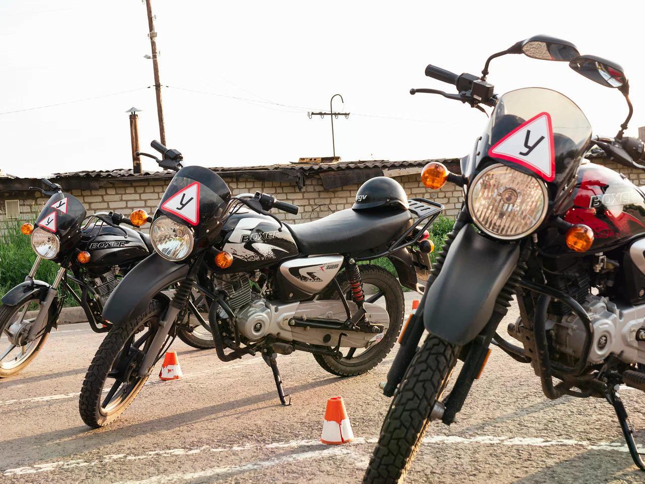 Практика на автодроме — обучение вождению мотоцикла категория А, Йошкар-Ола