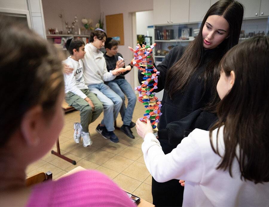 Chabad High School students
