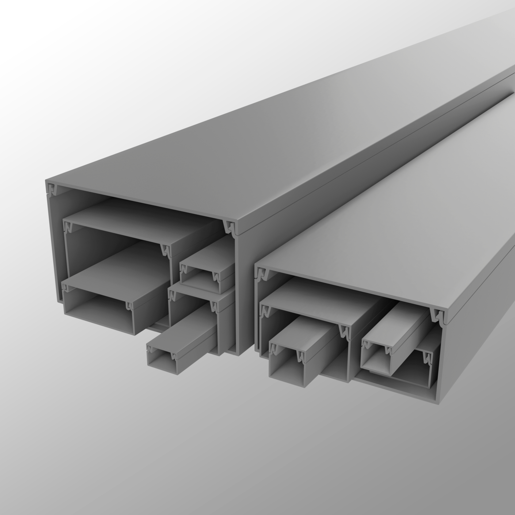 Серый Кабельный канал
