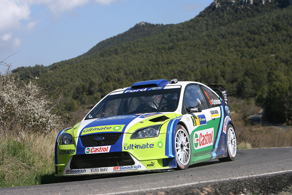 Маркус Гронхольм и Тимо Раутиайнен, Ford Focus RS WRC '06 (EU55 BMV), ралли Каталония 2006/Фото: Ford