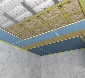 Звукоизоляция потолка под натяжной потолок премиум