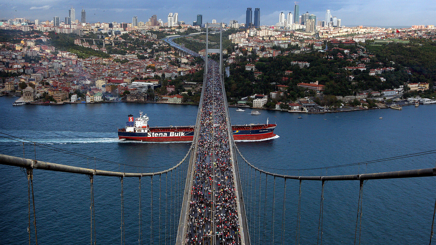 Стамбульский мост через босфор