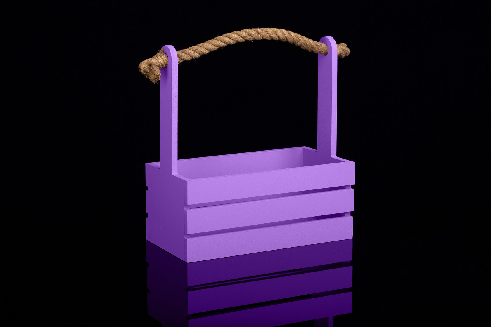 Ящик с канатом № 20 лиловый