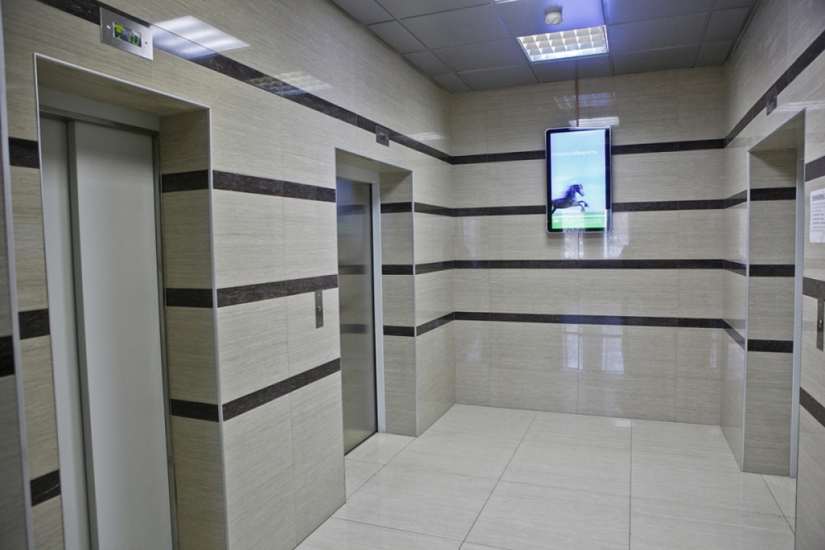 Экран в жилом комплексе