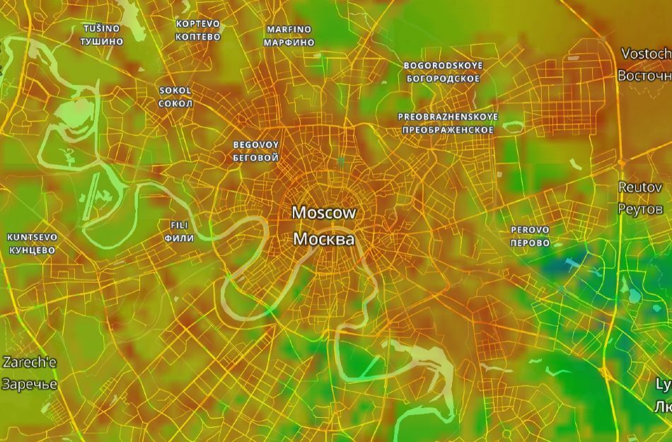 Экология Москвы: качество воздуха по округам