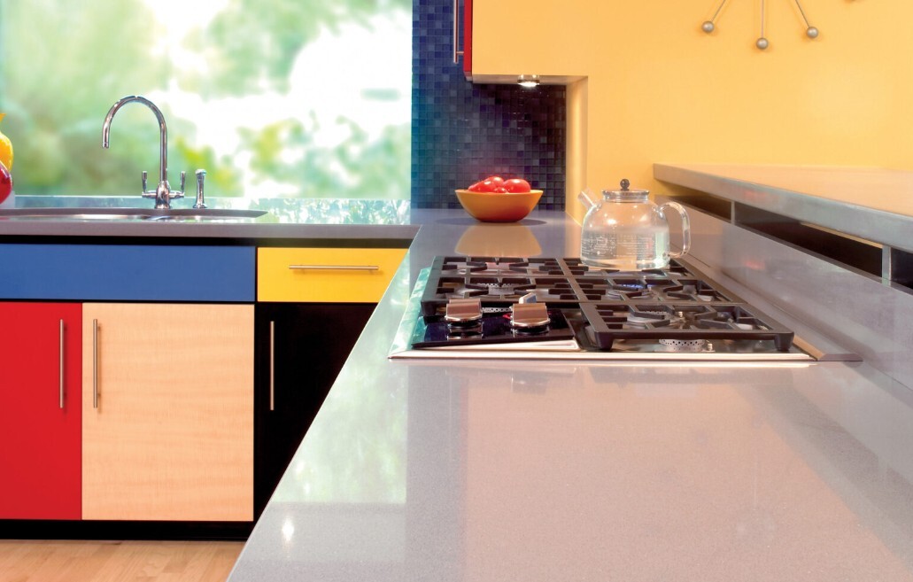 серая солешница Silestone