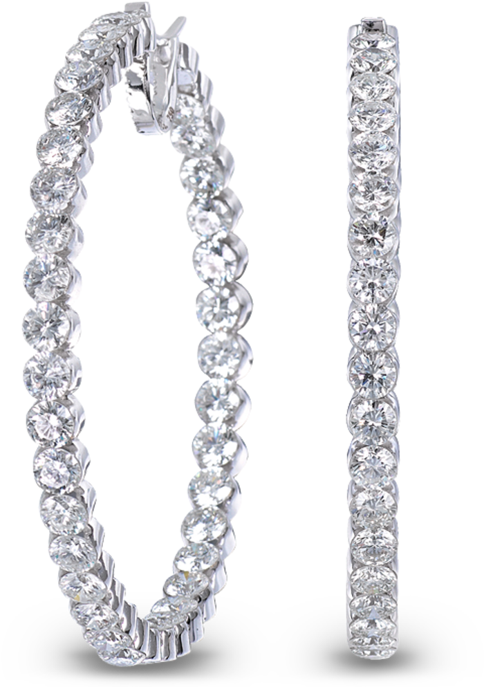 сережки с мелкими бриллиантами