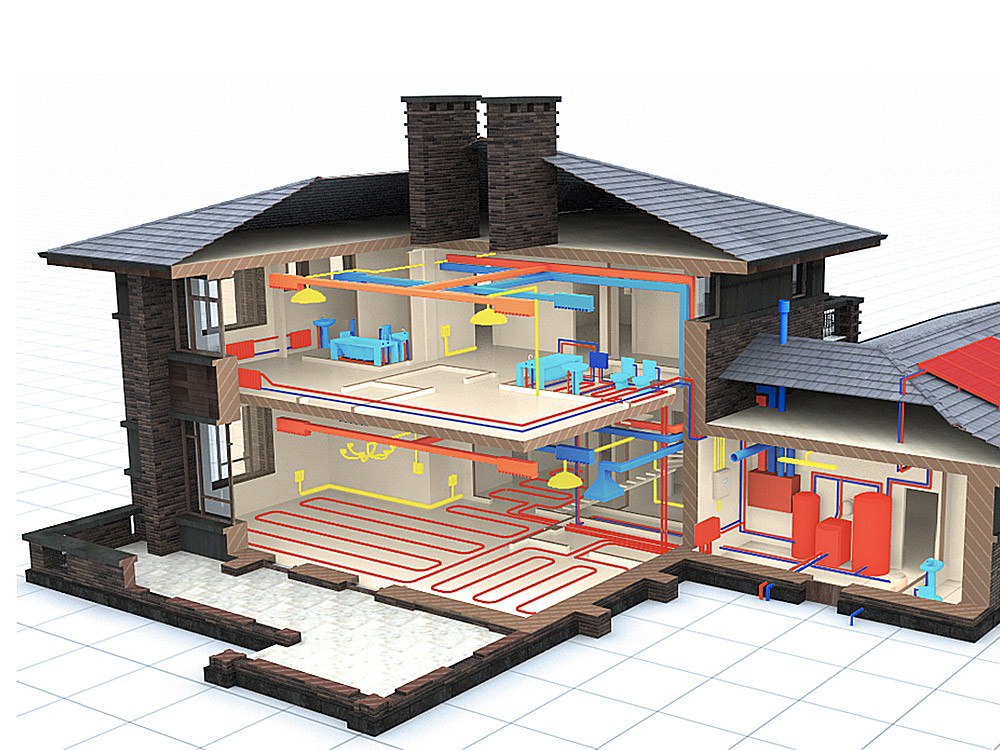 Проект инженерных коммуникаций частного дома