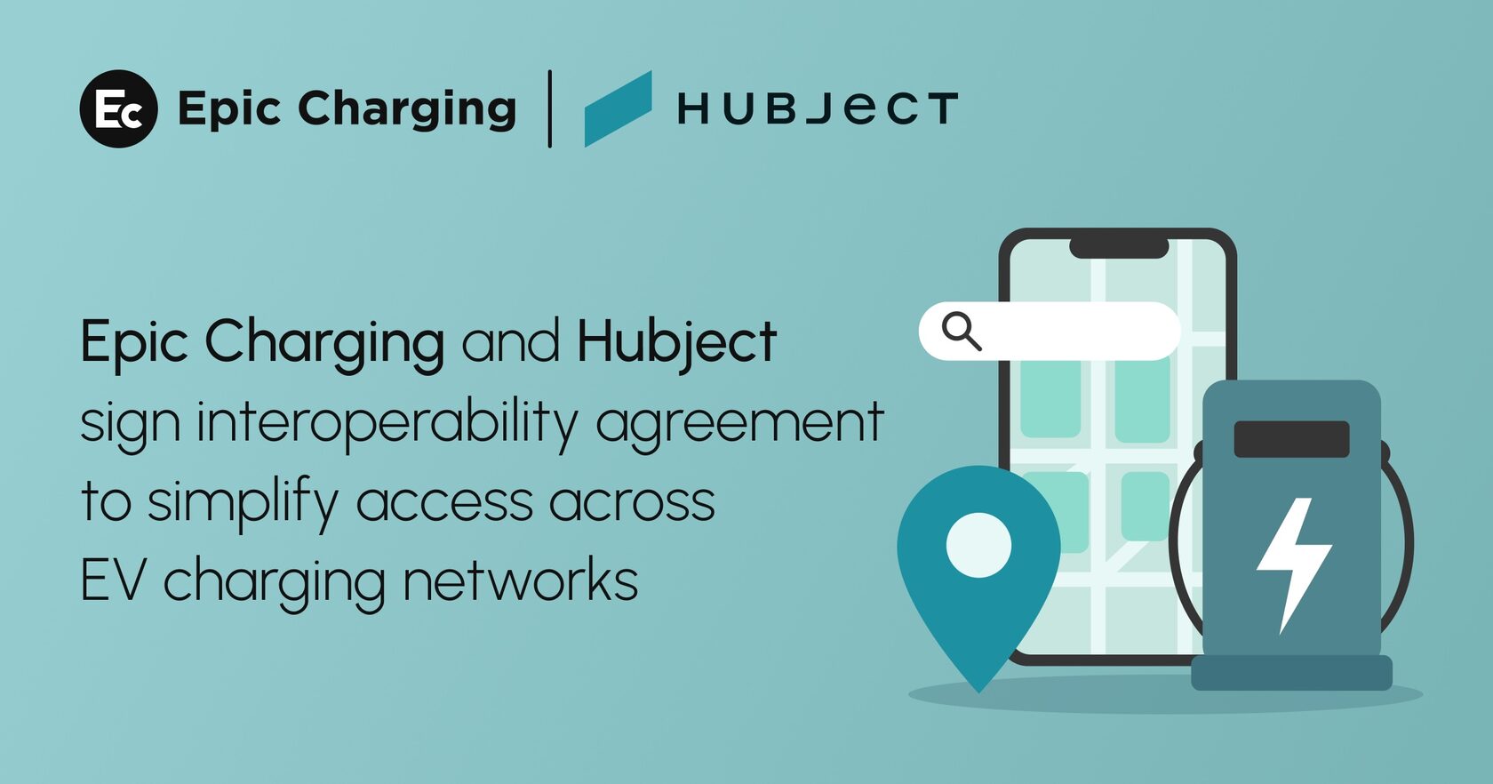 Epic Charging and Hubject sign an agreement to simplify access across EV charging networks.