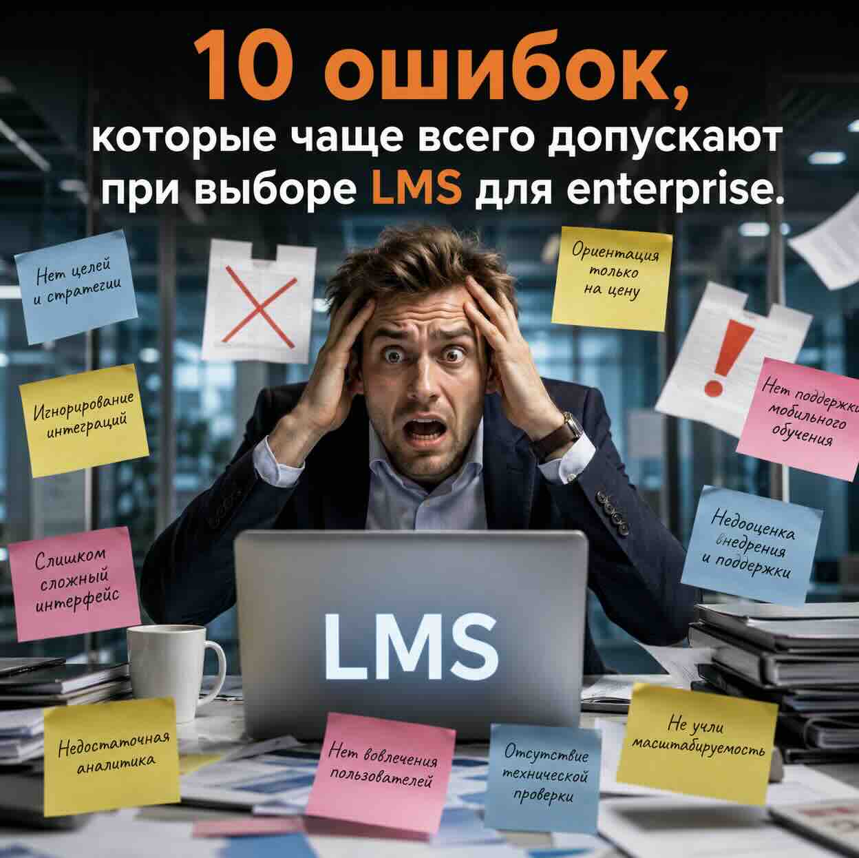 10 ошибок, которые чаще всего допускают при выборе LMS для enterprise