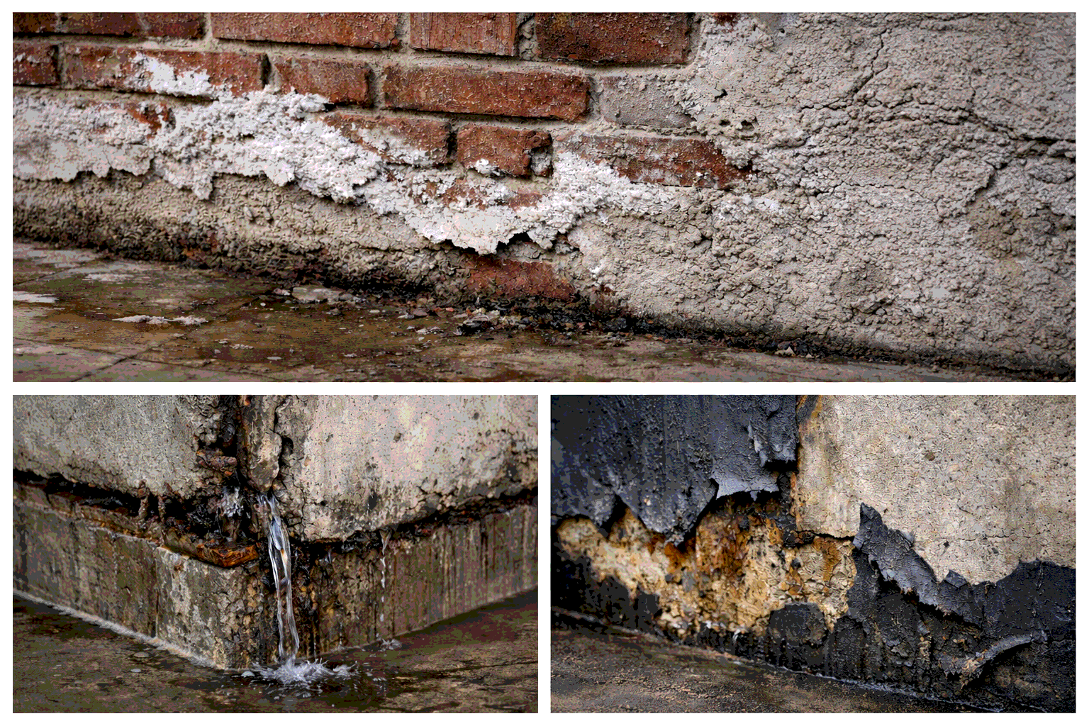 Разрушение грунтовыми водами строительных конструкций