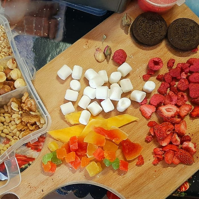 Наполнители для шоколадных плиток ручной работы